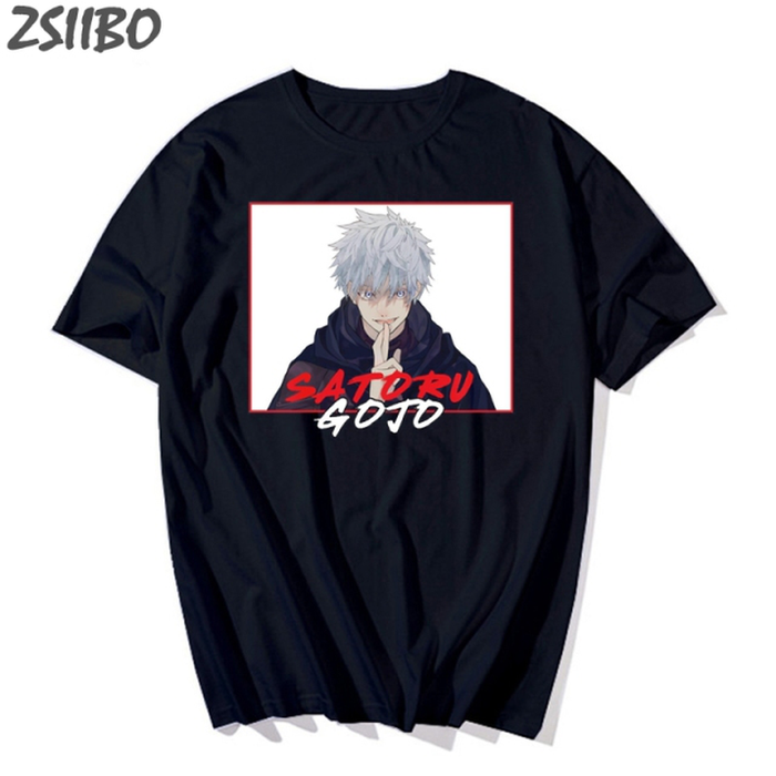 Harajuku Anime Men&#39;S Tshirt Jujutsu Kaisen Yuji Itadori Printed Unisex Short Sleeve T Shirt Casual T-Shirt Male Streetwear Tops