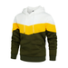Men&#39;S Patchwork Hooded Sweatshirt Hoodies Clothing Casual Loose Fleece Warm Streetwear Male Fashion Autumn Winter Outwear