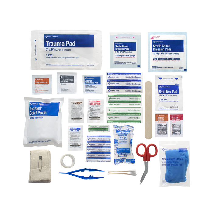 McKesson First Aid Kit 50 Person Plastic Case 1 Kit 260 pieces