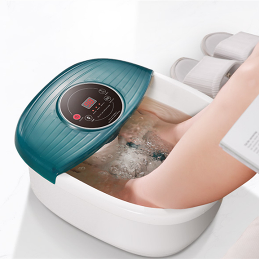 MaxKare Foot Spa Bath Massager with Heat, Bubbles, and Vibration, Digital Temperature Control, 16 Masssage Rollers with Mini Detachable Massage Points, Soothe and Comfort Feet