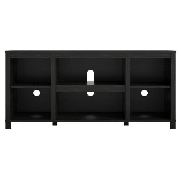 Mainstays Parsons Cubby TV Stand for TVs up to 50", True Black Oak