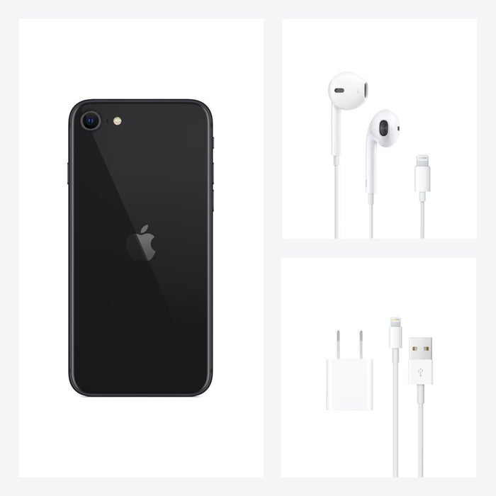 Unlocked Apple iPhone SE (2020) w/ 64GB, Black