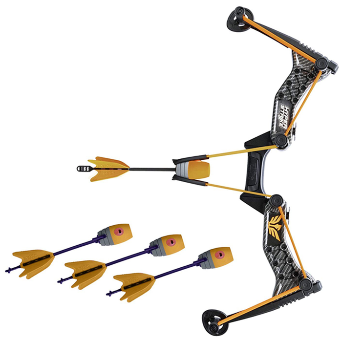 Zing Hyper Strike Orange Carbon Bow; with an Incredible Range of Over 250ft. HyperStrike Bow Great for Long Range Outdoor Play with Friends and Family