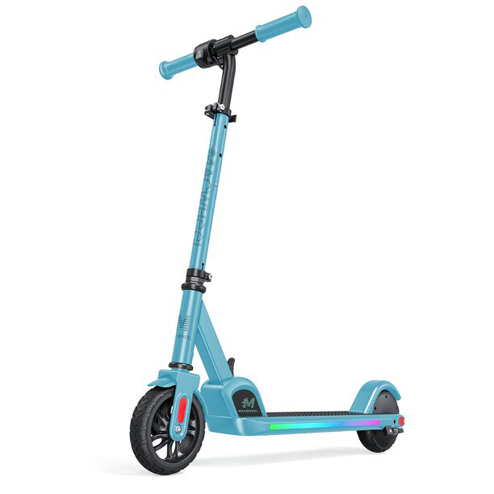 Macwheel Electric Scooter for Kids Age 8+, LED Display, 5 Miles Ride Time, Three Levels of Height from 28 '' to 36 '', Adjustable Speed / 5 Mph / 8 Mph / 10 Mph, Foldable,Pink