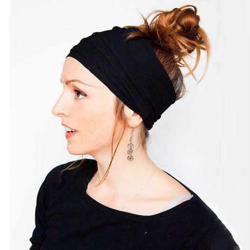 13 Colors Nonslip Elastic Folds Yoga Hairband Fashion Wide Sports Headband Running Accessories Summer Stretch Hair Band