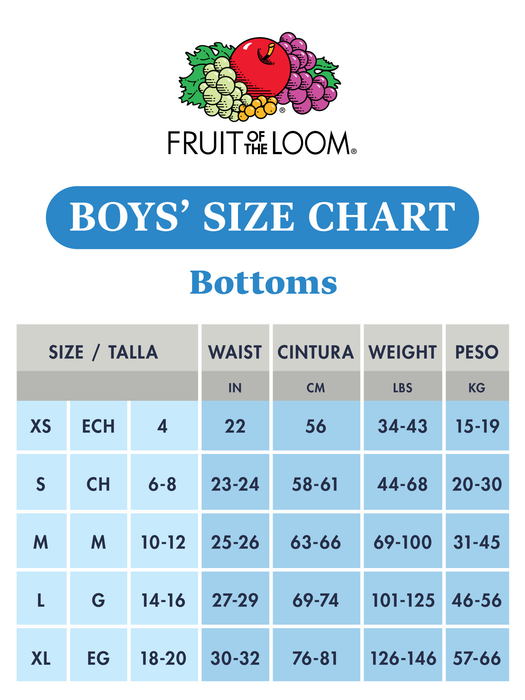 Fruit of the Loom Boys Underwear, Coolzone Boxer Briefs, 10+3 Bonus Pack Sizes 6-20