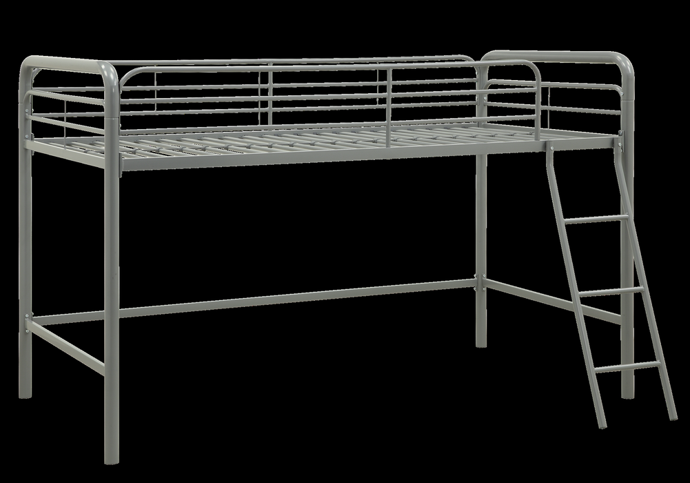 DHP Junior Metal Loft Bed, Silver