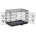 ProSelect Easy Crate Single Door Metal Dog Crate, Large, 42"