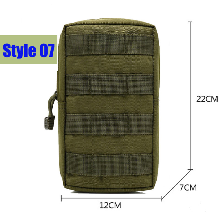 Tactical Bag Outdoor Molle Military Waist Fanny Pack Mobile Phone Pouch Hunting Gear Accessories Belt Waist Bag Army EDC Pack