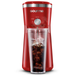 Gourmia Iced Coffee Maker with Brew-Strength Control, Reusable Filter and Tumbler, Red