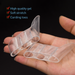 2Pcs Transparent Silicone Gel Straightener Pain Relief Toe Protector Three-Hole Little Toe Bunion Foot Care Tools