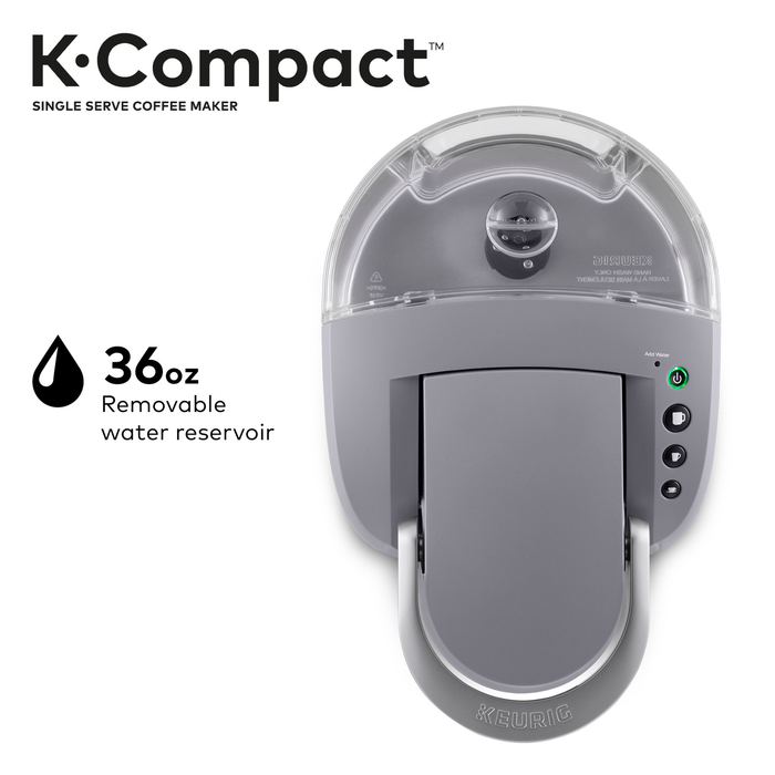 Keurig K-Compact Single-Serve K-Cup Pod Coffee Maker, Moonlight Grey