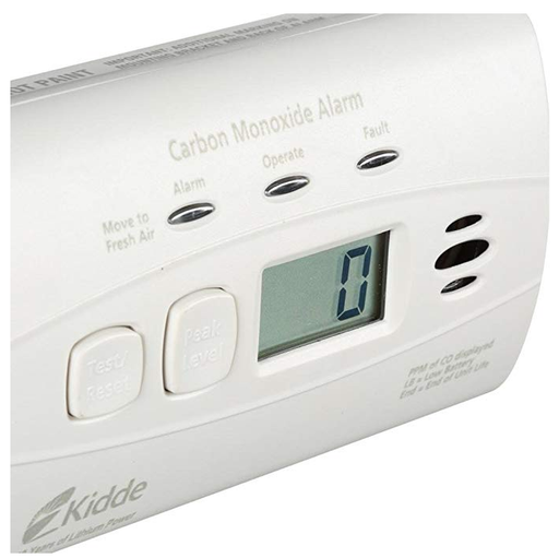 Kidde C3010D Carbon Monoxide Detector, 10-Year Worry-Free DC Sealed Lithium Battery Powered W/Digital Display (21010075)