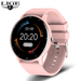 LIGE 2021 New Smart Watch Men Full Touch Screen Sport Fitness Watch IP67 Waterproof Bluetooth For Android ios smartwatch Men+box