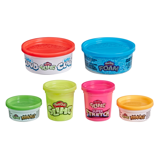Play-Doh Variety Pack Featuring 6 New Compounds, for Kids Ages 3 and Up