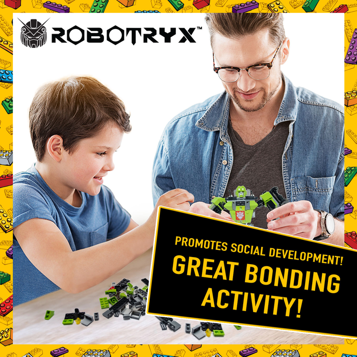 Robot STEM Toy | 3 in 1 Fun Creative Set | Construction Building Toys for Boys Ages 6-14 Years Old | Best Toy Gift for Kids | Free Poster Kit Included