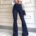 2021 High Waist Wide Leg Jeans Brand Women Boyfriend Jeans Denim Skinny Woman&#39;S Vintage Flare Jeans plus Size 2XL Pant