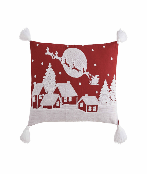 Mainstays Christmas Village Oblong Decorative Throw Pillow, 14" X" 20, 1Pc