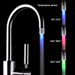 Zhang Ji LED Temperature Sensitive 3-Color Light-Up Faucet Kitchen Bathroom Glow Water Saving Faucet Aerator Tap Nozzle Shower