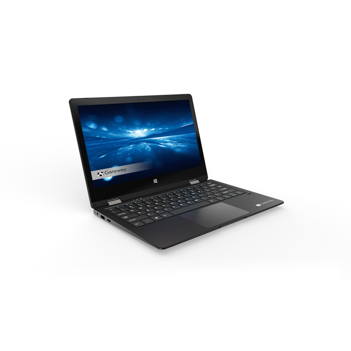 Gateway Notebook 11.6" Touchscreen 2-In-1S Laptop, Intel Celeron N4020, 4GB RAM, 64GB HD, Windows 10 Home, Black, GWTC116-2BK