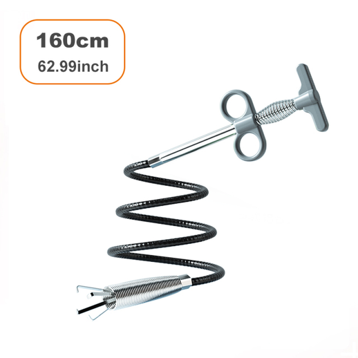 Sewer Pipe Unblocker Snake Spring Pipe Dredging Tool Kitchen Bathroom Sewer Cleaning Tool Kitchen Accessories 90/160Cm