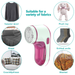 [2020 Newest] USB Rechargeable Electric Fabric Shaver Cordless Lint Pill Fuzz Remover Trimmer w/ 2 Spare Blades Clothes Clothing Sweater Defuzzer Catcher Effectively Remove Lint Ball Fluff Bobbles