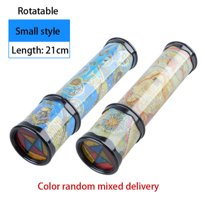 Scalable Rotation Kaleidoscope 30Cm Magic Changeful Adjustable Fancy Colored World Toys for Children Autism Kid Puzzle Toy