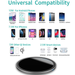 Onn. 10W Wireless Charging Pad Compatible with Iphone 13/12/11/XS/X/8 Series, Samsung Galaxy Series, Etc