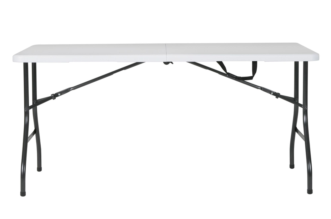 Mainstays 5 Foot Centerfold Folding Table, White