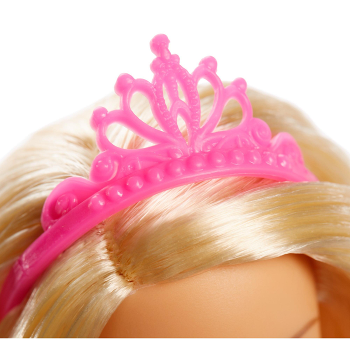 Barbie Dreamtopia Princess Doll, Blonde, Wearing Shimmery Pink Skirt and Matching Tiara, Gift for 3 to 7 Year Olds