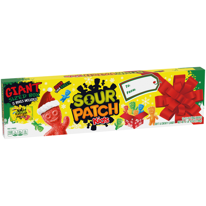 Sour Patch Kids Giant Holiday Boxes, 3.5 Oz, 12 Count