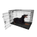 iMounTEK 42inch Extra Large Dog Crate Kennel 42" Folding Metal Wire Pet Cage with 2 Doors & Tray Puppy Cage Easy Set Up