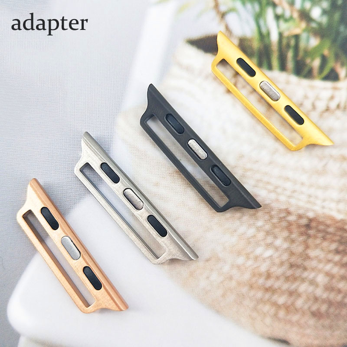 5 Pair Adapter for Apple Watch Band 5 4 3 2 Iwatch Band 42Mm 38Mm Strap Stainless Steel Belt Watchband Accessories Connector