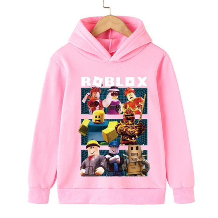 Children Robloxing Game Top Long Sleeve Clothes Kids Boy Girl Clothing Print Cartoon Child Fashion Sweatshirt Spring and Autumn