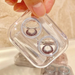 1PC Contact Lens Case Square Travel Portable Solid Color Lens Cover Container Holder Storage Soaking Box Fashion Accessories