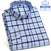 New Size S -7XL Blue Men Shirt Long Sleeve 100% Cotton Oxford Soft Comfortable Regular Fit Quality Business Man Casual Shirts