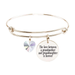 Adjustable Bangle with Crystals from Swarovski - GOD HAS a PLAN