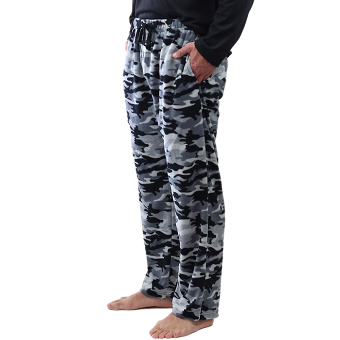 DG Hill (3 Pairs) Mens PJ Pajama Pants Bottoms Fleece Lounge Pants Sleepwear