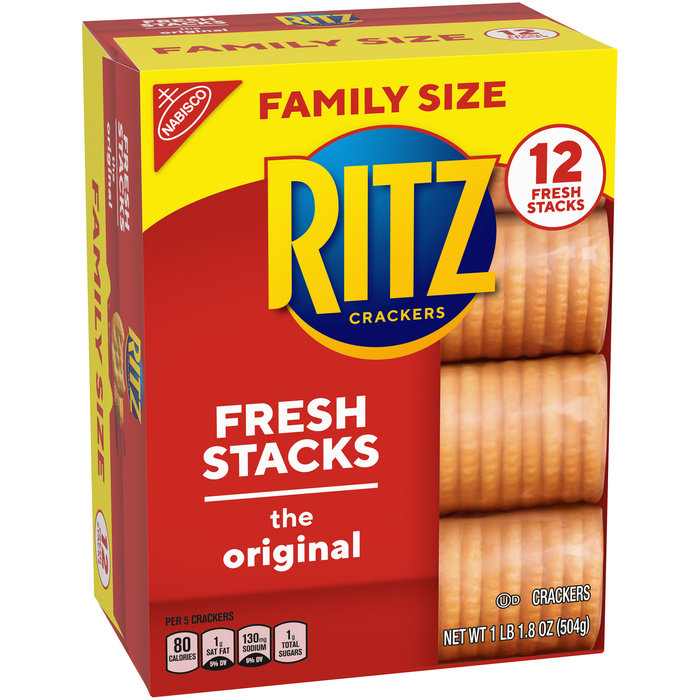 Ritz Fresh Stacks Original Crackers, Family Size, 17.8 Oz