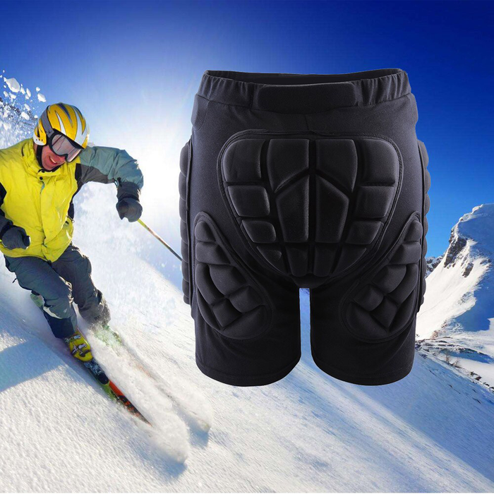 Freeshipping XS-3XL Outdoor Sports Ski Skate Snowboard Protection Skiing Protector Skating Protective Hip Padded Shorts