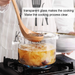 TEENRA Household Transparent Glass Soup Pot Kitchen Heat-Resistant Porridge Pot Home Glass Bowl Kitchen Cooking Tools