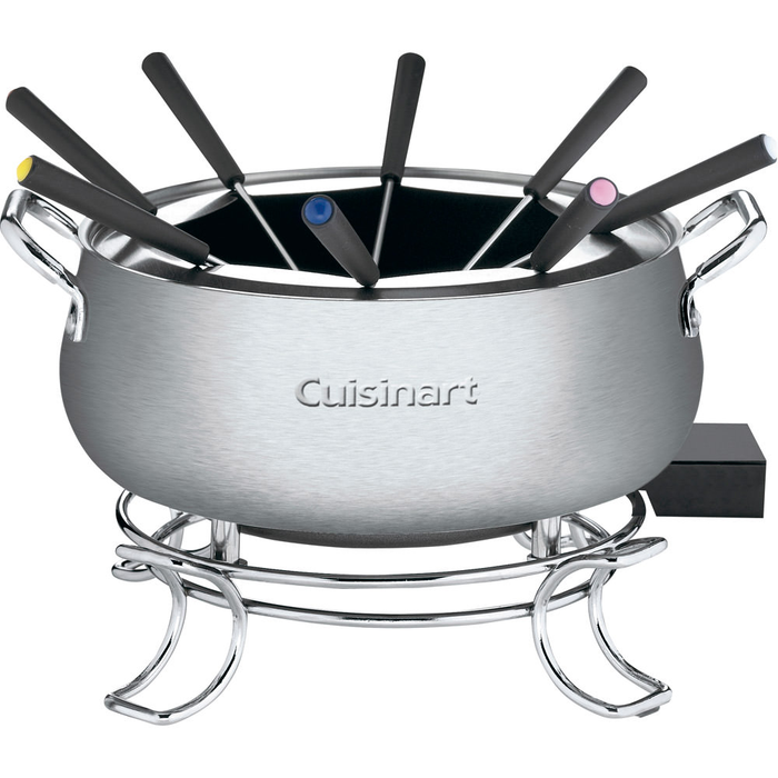 Cuisinart CFO-3SS 3-Quart Electric Fondue Pot, Stainless Steel