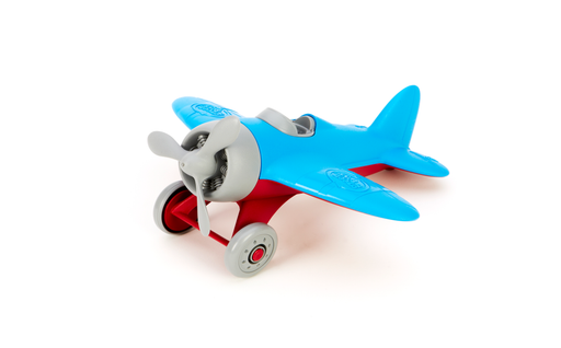 Green Toys Airplane - Blue and Red Unisex Preschool Toy Vehicle, Ages 1 and Up