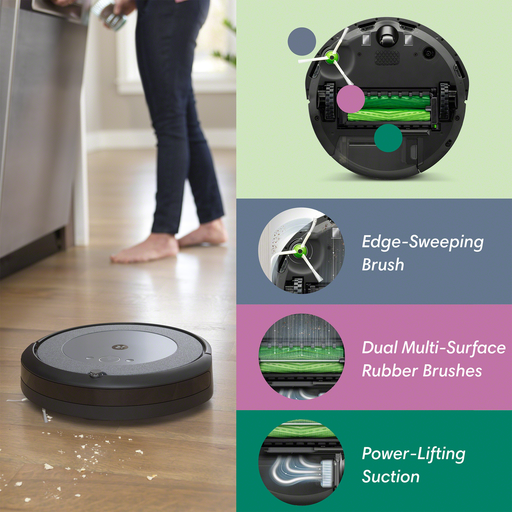Irobot® Roomba® I3 (3150) Robot Vacuum - Wi-Fi® Connected Mapping, Works with Alexa, Ideal for Pet Hair, Carpets
