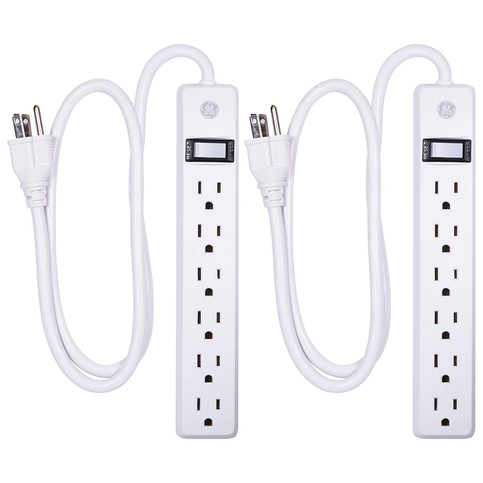 GENERAL ELECTRIC 6 Outlet Surge Protector Twin Pack – 14709
