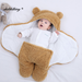 Soft Newborn Baby Wrap Blankets Baby Sleeping Bag Envelope for Newborn Sleepsack Cotton Thicken Cocoon for Baby 0-9 Months