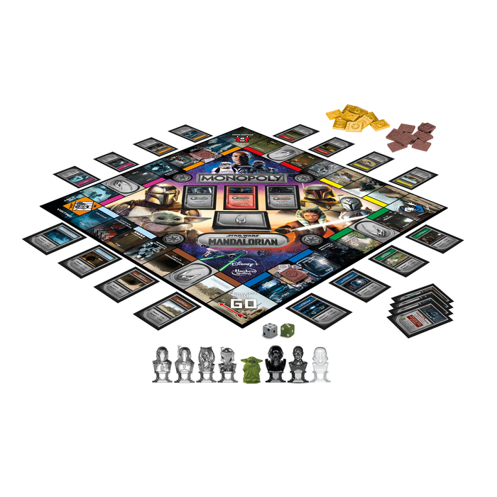 Monopoly: Star Wars the Mandalorian Edition Board Game, Inspired by Season 2, Protect Grogu from Imperial Enemies