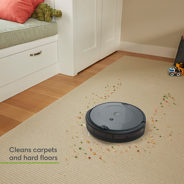 Irobot Roomba 676 Robot Vacuum-Wi-Fi Connectivity, Good for Pet Hair, Carpets, Hard Floors, Self-Charging