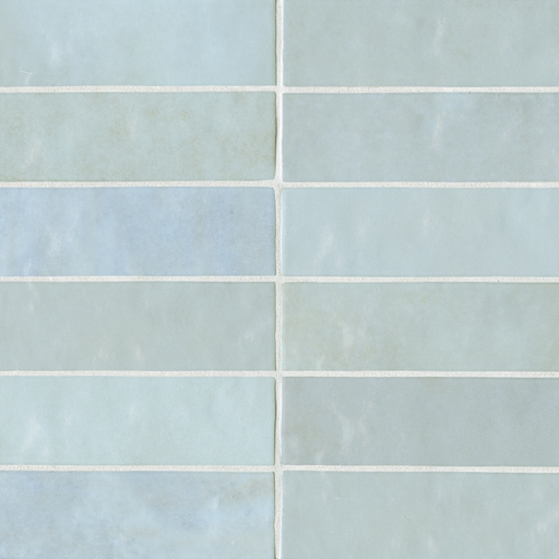 Cloe 2.5" x 8" Glossy Wall Tile in Baby Blue (10.64 SqFt/Ctn)