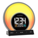 La Crosse Technology 6.81" X 2.69" Digital Soluna Sunrise & Sunset LCD Light Alarm Clock with USB Port, C80994